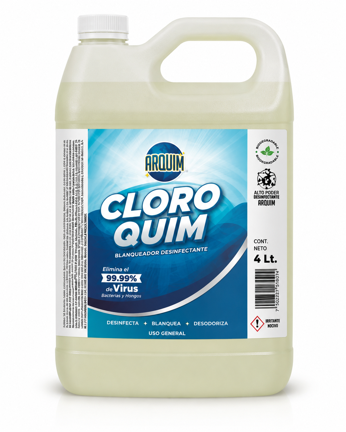 CLOROQUIM | Blanqueador Desinfectante
