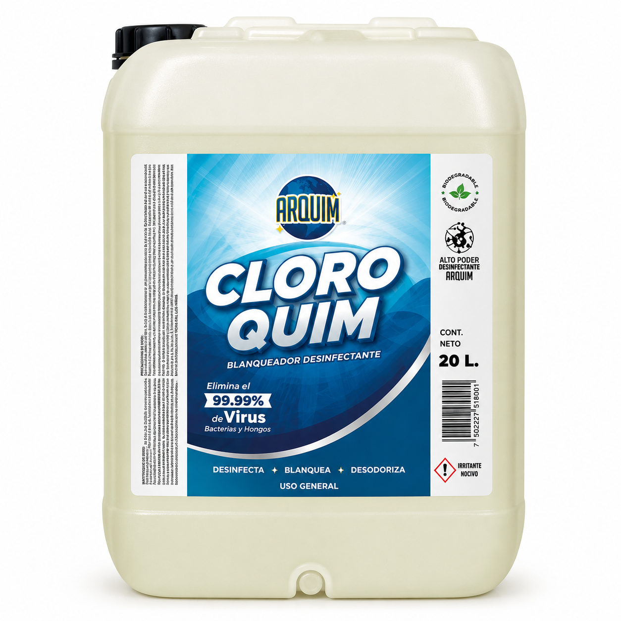 CLOROQUIM | Blanqueador Desinfectante