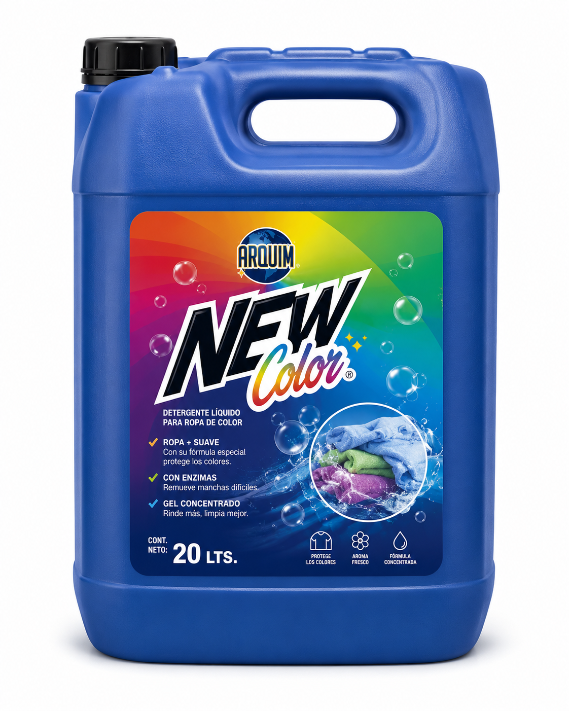 NEWCOLOR | Detergente Líquido Para Ropa