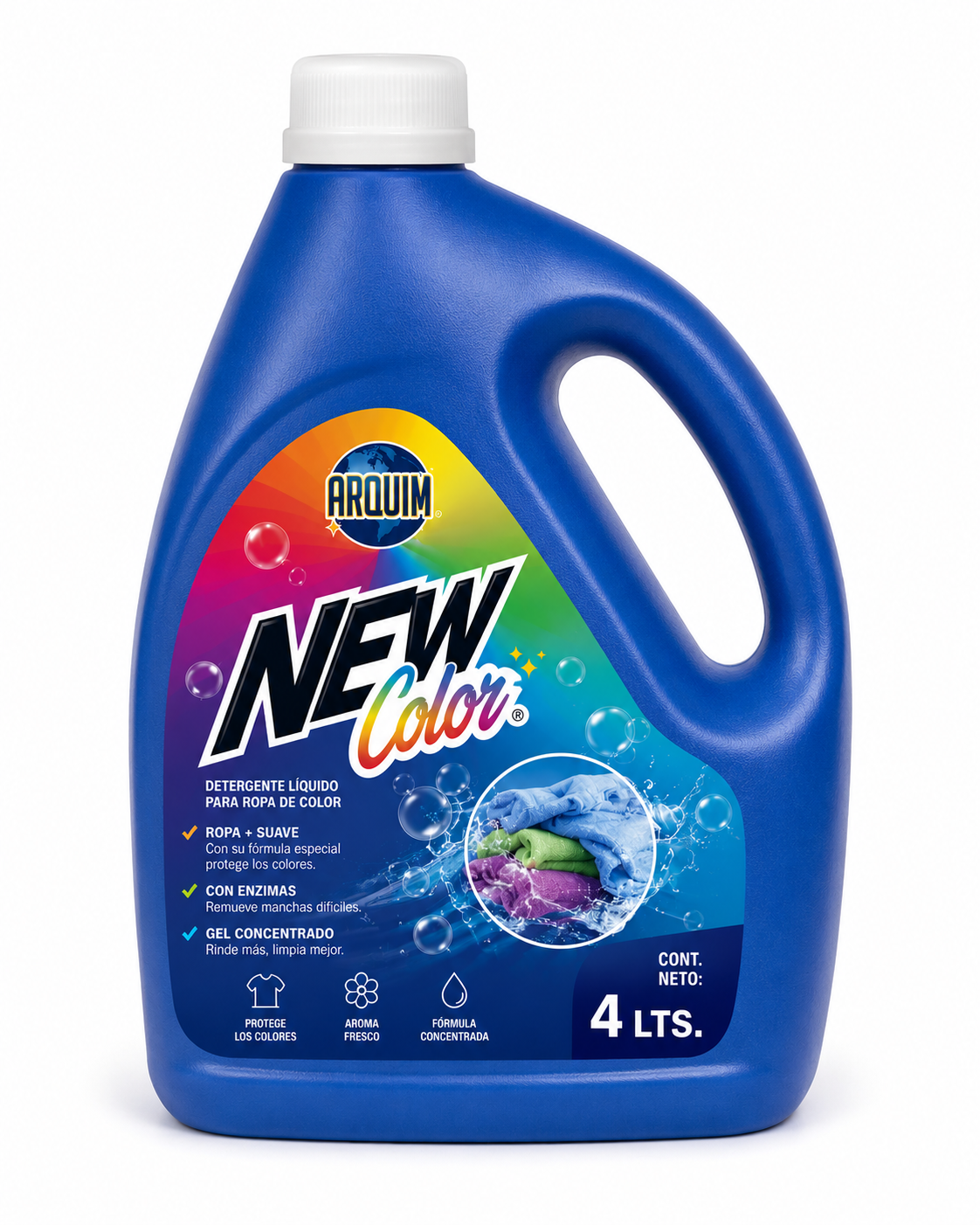 NEWCOLOR | Detergente Líquido Para Ropa