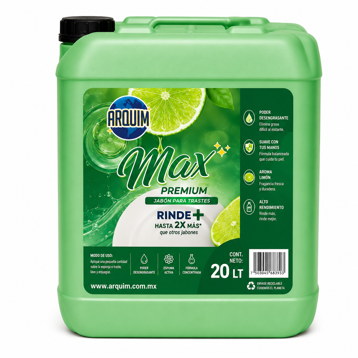MAX | Detergente Para Trastes