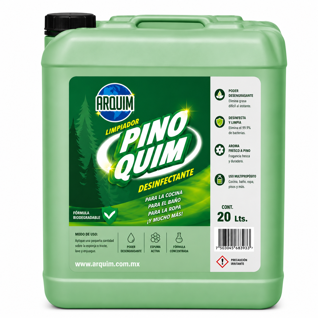 PINOQUIM | Limpiador De Aceite De Pino Natural